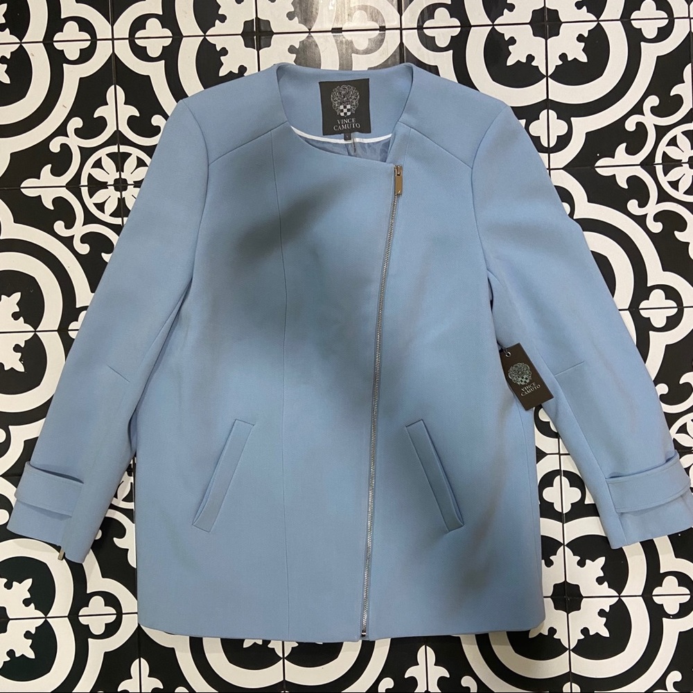 NWT Vince Camuto powder blue jacket